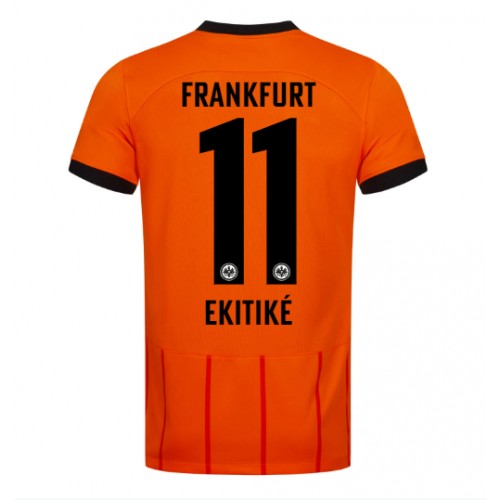 Fotbalové Dres Eintracht Frankfurt Hugo Ekitike #11 Alternativní 2024-25 Krátký Rukáv